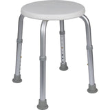 Rund smart badetaburet, justerbar højde fra 35-50 cm. Køb den her! - Seniorpleje - Badebænke - Mobilex - MBX-302064 - - -