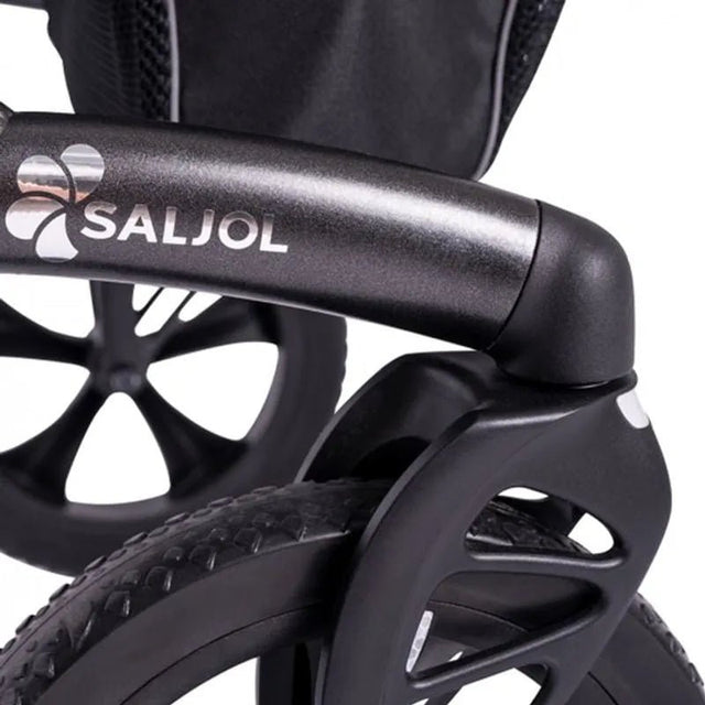 Saljol Aluminium-rollator - Letvægtsrollator i høj kvalitet med fantastiske detaljer (6,4 kg) - Seniorpleje - Udendørs rollator - Hjälpmedelsteknik - SAJ-602149 - - -
