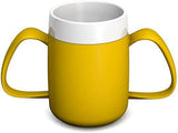 Senior- Ergonomisk termo drikkekop med 2 håndtag - 180 ml. 3 farver - Seniorpleje - Seniorpleje - SPLORN-02 - Gul - -
