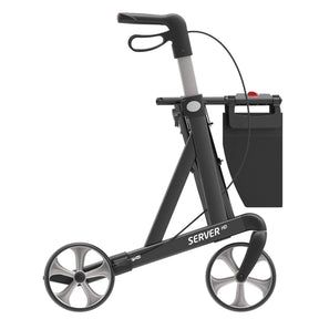 “SERVER HD” - ekstra bredt sæde på 55 cm. 2 størrelser. Letvægts rollator - Seniorpleje - Udendørs rollatorer - Rehasense - RHS-HRSGM550 - Medium -Antracit -