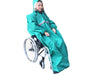 Smart regnslag med ærmer til kørestole -Super kvalitet. Fås i 6 farver - Seniorpleje - Beklædning - Orgaterm - OGT-208913 - SORT - Medium/str 3 - -