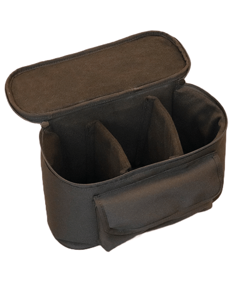 Sort kørestolstaske 31x21x14 cm - Praktisk opbevaring til dit armlæn, med justerbare rum - Seniorpleje - Kørestolstaske - Mobilex - MBX-279053 - - -