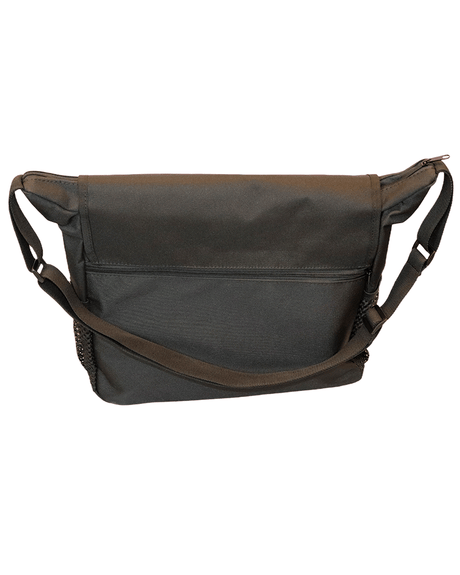Sort kørestolstaske 35x31x12 cm - Praktisk og klassisk skuldertaske til din kørestol - Seniorpleje - Kørestolstaske - Mobilex - MBX-279052 - - -
