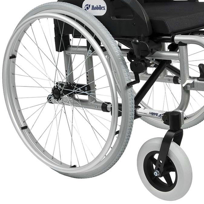Standard hjulsæt 22” - passer til Dolphin kørestol (for og baghjul). Grå - Seniorpleje - Kørestole - Seniorpleje - SPL-Dolpwheel - - -