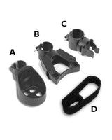 Stokkeholder SÆT til kørestole - Passer til “Dolphin” & “BARRACUDA” - Seniorpleje - Seniorpleje - MBX-233024 + 233101 - - -