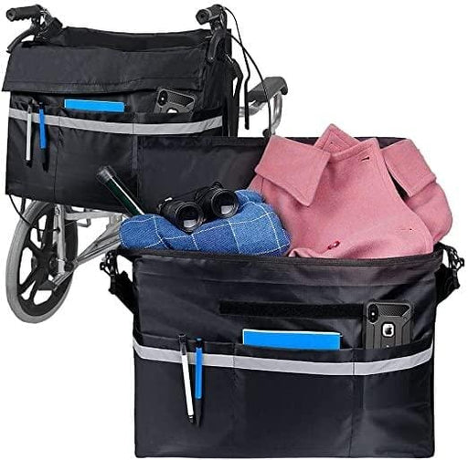 Stor vandtæt taske scooter - mange rum & lommer (45x35