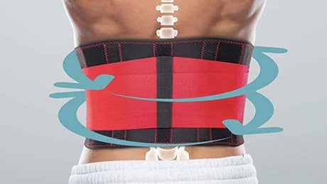 Støttebandage til lænd, mavebrok og nyrer - justerbar & svedtransportende. 4 størrelser - Seniorpleje - Støttebandage - Seniorpleje - VIGAMZ-01 - Small - -