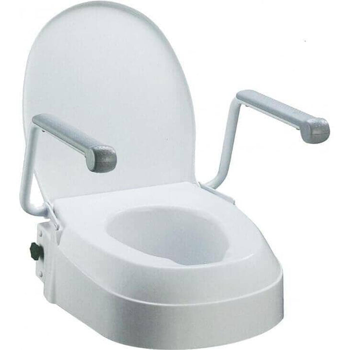 Traktat korrekt Par Toiletforhøjer - kan højdejusteres i 3 højder, klapbare armlæn. Smart