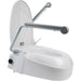 Toiletforhøjer - kan højdejusteres i 3 højder, klapbare armlæn. Smart og klassisk. - Seniorpleje - Toiletforhøjere - Mobilex - MBX-301703 - - -