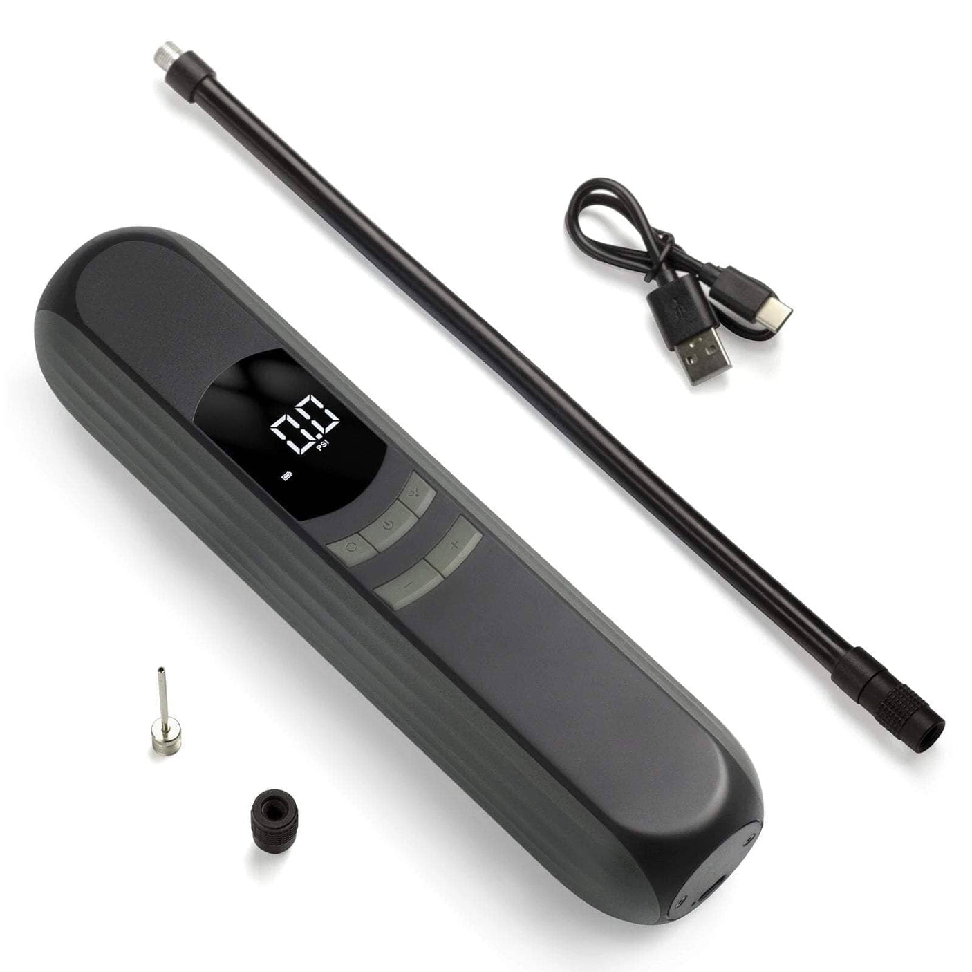 Transportabel & genopladelig luftpumpe - ultra højt tryk. Smart & handy model - Seniorpleje - Luftpumpe - Rehasense - RHS-EBE01D - - -