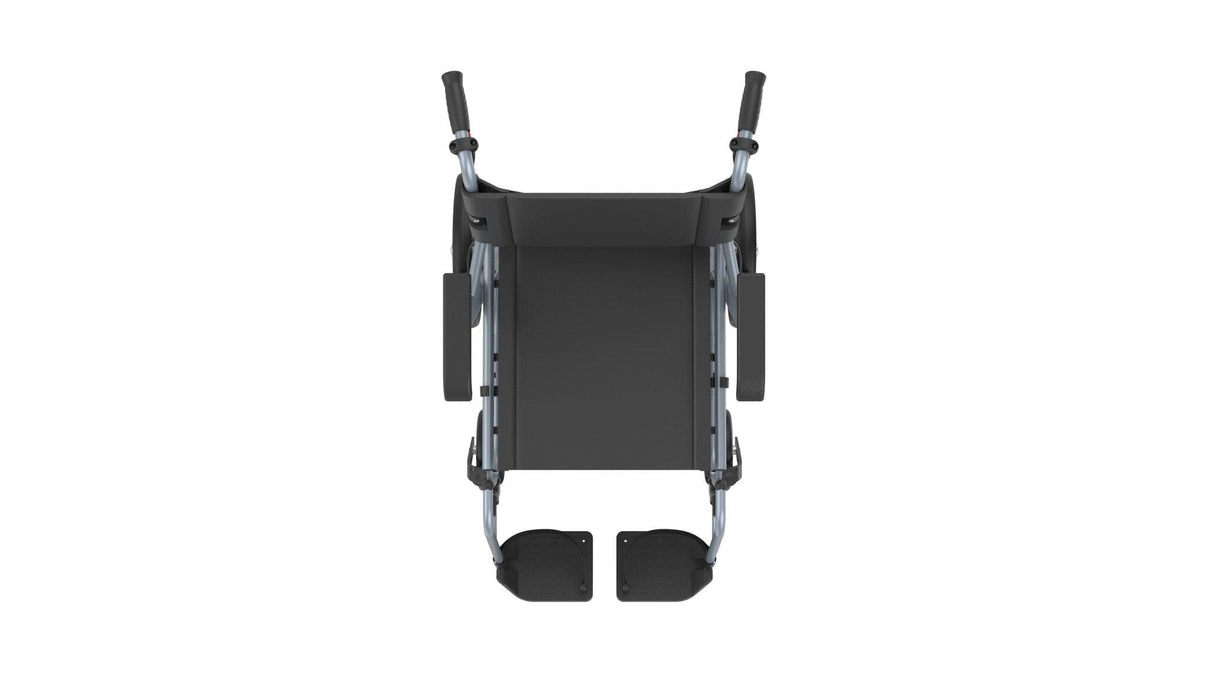 “TRAVEL-LIGHT” ICON35 letvægts rejse-kørestol (8,2 kg). Foldbar & fylder minimalt. - Seniorpleje - Rehasense - RHS-RWB35D4IB0 - 45 cm - -