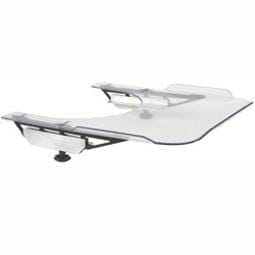 Universal justerbart bord til kørestole. Let monterbart. 3 forskellige størrelser. - Seniorpleje - Kørestolsbord - Mobilex - MBX-240002 - 36-45 cm siddebredde - -