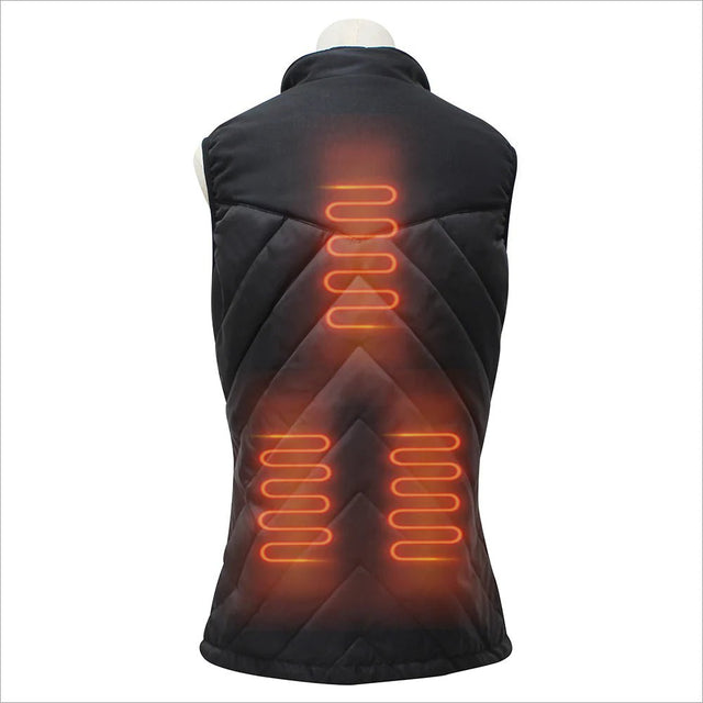 "WARM ME" Opvarmelig vest til Kvinder - Trådløs varme og stilfuld komfort, inkl powerbank - Seniorpleje - overtøj - OUTCHAIR - OUT-8001 - S/M - -