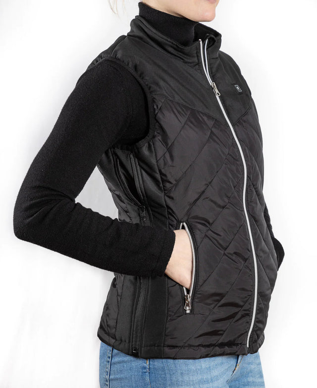 "WARM ME" Opvarmelig vest til Kvinder - Trådløs varme og stilfuld komfort, inkl powerbank - Seniorpleje - overtøj - OUTCHAIR - OUT-8001 - S/M - -