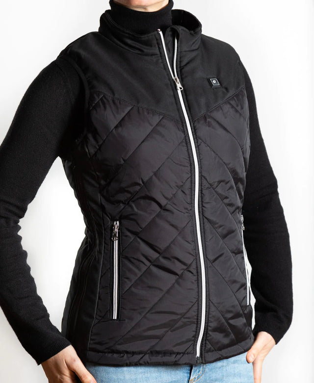 "WARM ME" Opvarmelig vest til Kvinder - Trådløs varme og stilfuld komfort, inkl powerbank - Seniorpleje - overtøj - OUTCHAIR - OUT-8001 - S/M - -