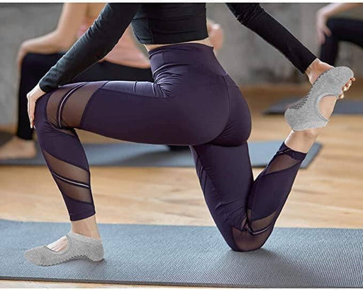 Yoga-strømper Antiskrid - Super pasform & komfort. 3 flotte far